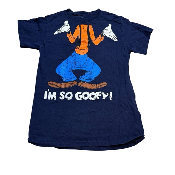 👕 Disney Goofy “I’m So Goofy!” Jumbo Graphic Tee Men’s Small ✨ - Picture 1 of 4